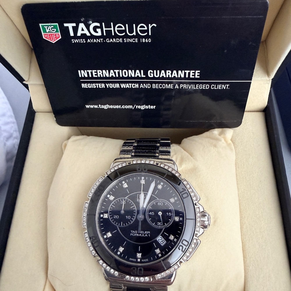 Tag Heuer 72 diamonds, unisex FORMULA 1 - Chronograph Watch - Picture 4 of 16